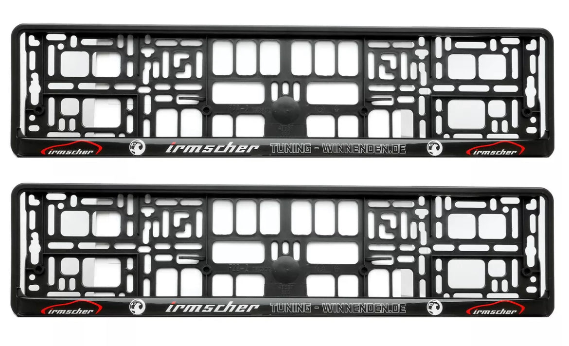 NUMBER PLATE SURROUND FRAME HOLDERS