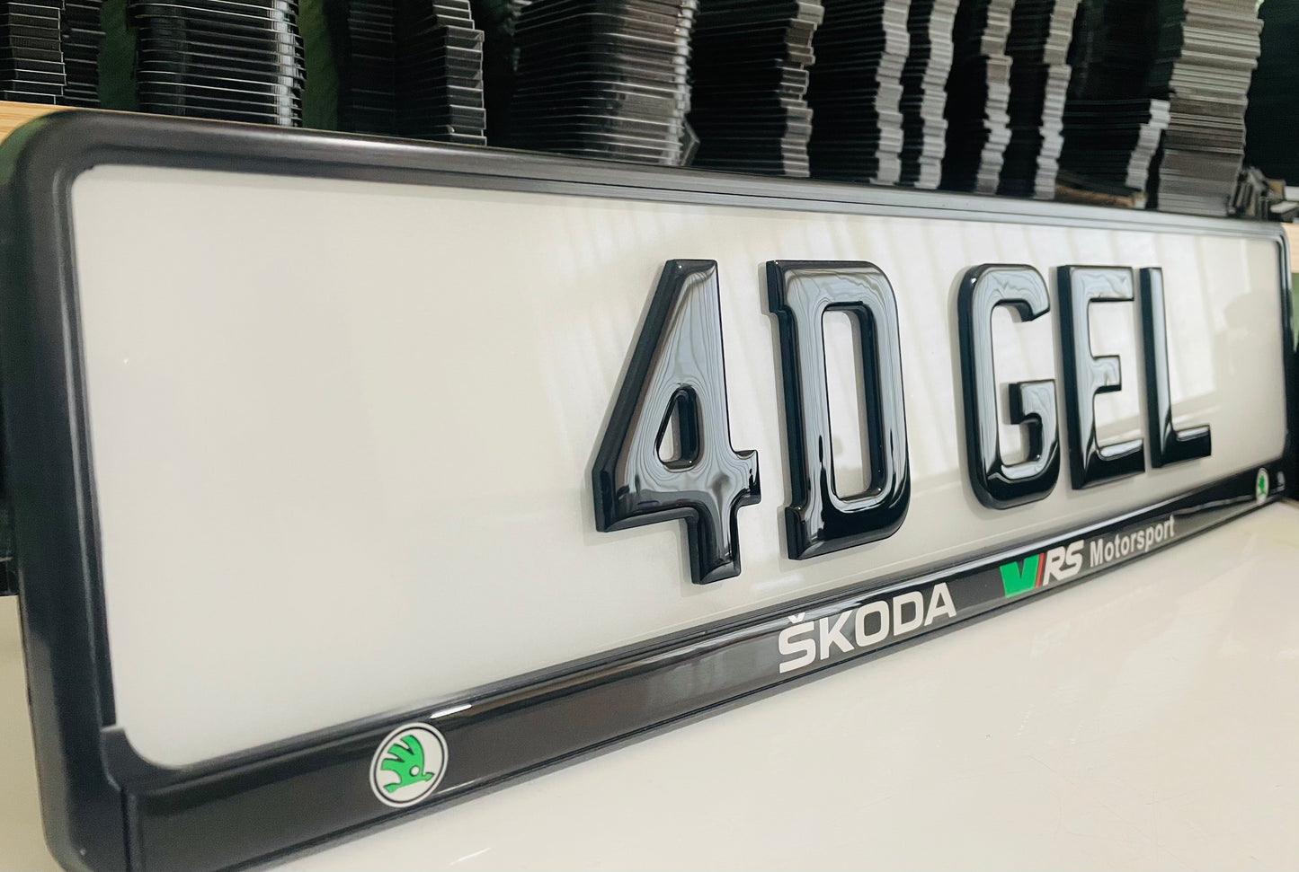 NUMBER PLATE SURROUND FRAME HOLDERS