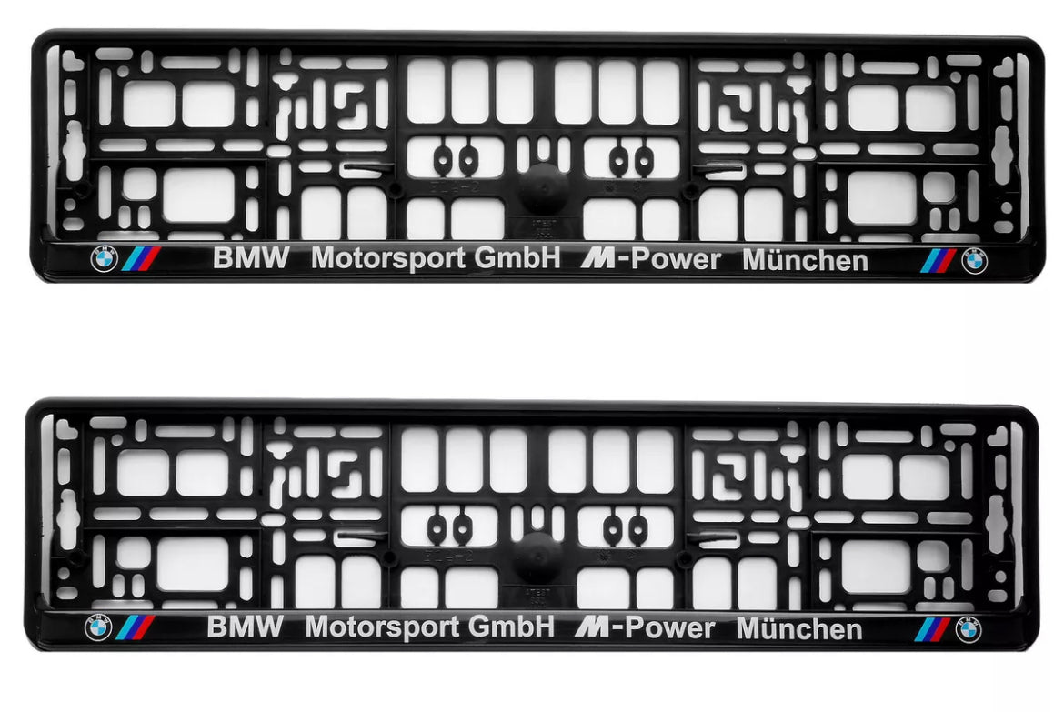 NUMBER PLATE SURROUND FRAME HOLDERS