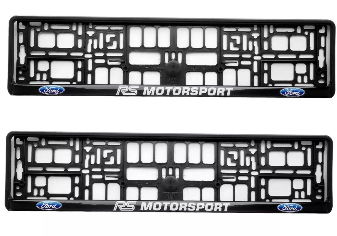 NUMBER PLATE SURROUND FRAME HOLDERS